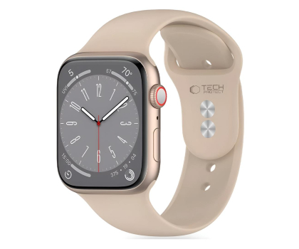 Pasek i akcesoria do zegarków TECH-PROTECT Silicone do Apple Watch 40/41/42 mm Walnut 5906302310180
